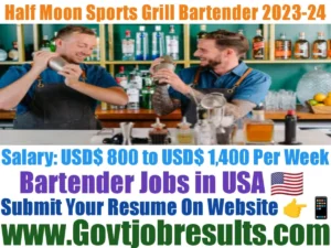 Half Moon Sports Grill Bartender 2023-24