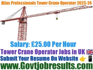 Atlas Professionals Crane Operator 2023-24