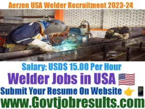 Aerzen USA Welder Recruitment 2023-24