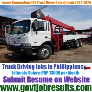 LSERVE Corporation HGV Truck Driver Recruitment 2023-24
