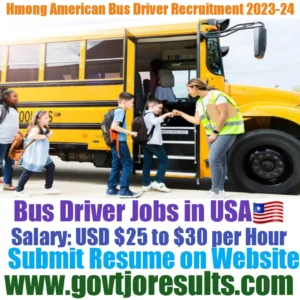 Hmong American Bus Driver Recruitment 2023-24