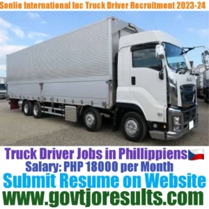 Sonile International Inc HGV Truck Driver Recruitment 2023-24