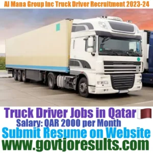 Almanagroup HGV Truck Driver Recruitment 2023-24