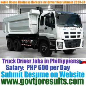 Noble House Business Brokers Truck Driver Recruitment 2023-24