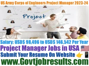 US Army Corps of Engineers Project Manager 2023-24