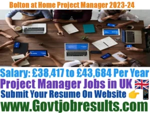 Bolton at Home Project Manager 2023-24