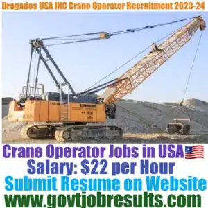 Dragados USA Need Crane Operator 2023