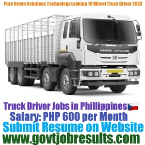 Pure Green Solutions HGV Looking For Truck Driver 2023