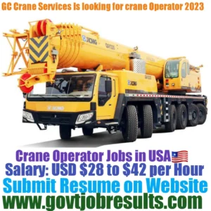 Gulf Coast Crane Service is looking For Crane Operator 2023