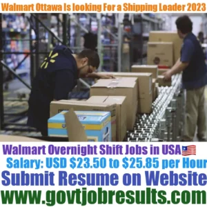 Walmart Ottawa is looking for a Shipping loader 2023