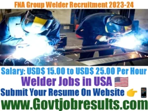 FNA Group Welder Recruitment 2023-24