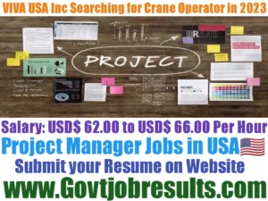VIVA USA Inc Company Searching for Project Manager in 2023