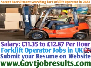 Forklift Operator jobs in Accept Recruitment