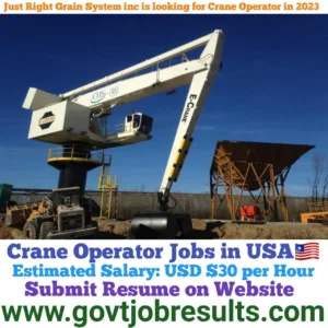 Just Right Grain System is looking for Crane Operator 2023