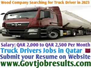 Wood Company Searching for Truck Driver in 2023