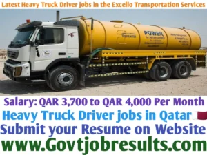 Latest Heavy Truck Driver Jobs in the Excello Transportation Services