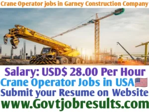 Crane Operator jobs in Garney Construction Company