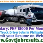 HGV Truck Driver Jobs in Aeroplus Multi-purpose Inc in 2023