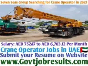 Seven Seas Group Searching for Crane Operator in 2023