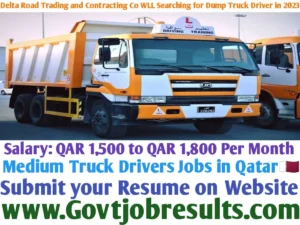 Delta Road Trading and Contracting Co WLL Searching for Medium Truck Driver in 2023