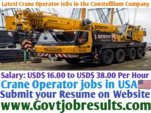 Latest Crane Operator Jobs in the Constellium Company