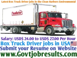 Latest Box Truck Driver jobs in the Clean Harbors Environmental Company