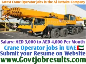 Latest Crane Operator jobs in the Al Futtaim Company