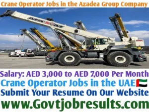 Crane Operator Jobs in the Azadea Group Company