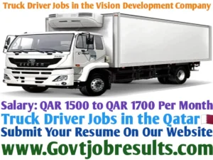 Truck Driver Jobs in the Vision Development Company