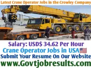 Latest Crane Operator Jobs in the Crowley Company