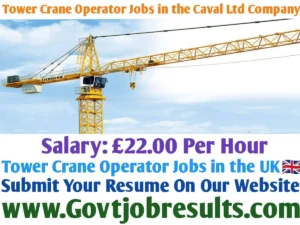 Tower Crane Operator Jobs in the Caval Ltd Company