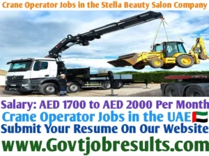 Crane Operator Jobs in the Stella Beauty Salon Company