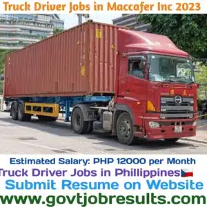 Truck Driver Jobs in Maccaferri INC 2023 