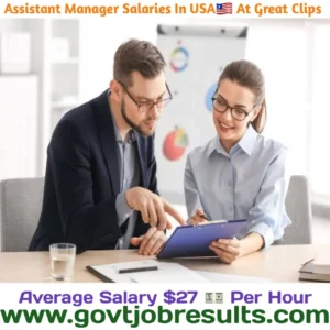 Assistant Manager Salaries in USA at Great Clips 