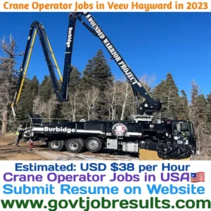 Crane Operator Jobs in Veev Hayward in 2023