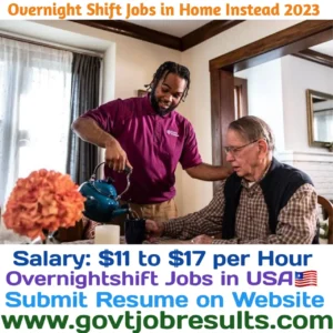 Overnight Shift Jobs in Home Instead 2023