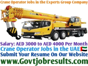 Crane Operator Jobs in the Experts Group Company