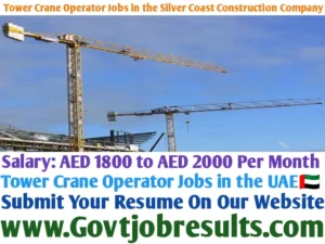 Tower Crane Operator Jobs in the Silver Coast Construction Company