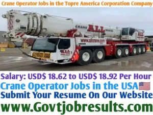Crane Operator Jobs in the Topre America Corporation Company