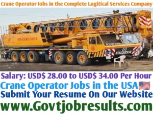 Crane Operator Jobs in the Complete Logistical Services Company