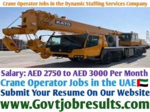 Crane Operator Jobs in the Dynamic Staffing Services Company