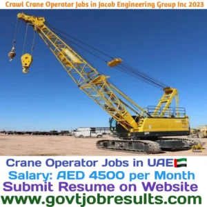 Crawl Crane Operator Jobs in Jacobs Engineering Group Inc 2023