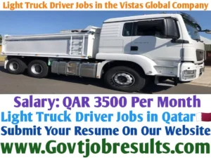 Light Truck Driver Jobs in the Vistas Global Company