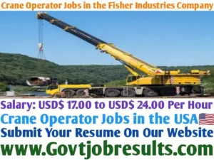 Crane Operator Jobs in the Fisher Industries Company
