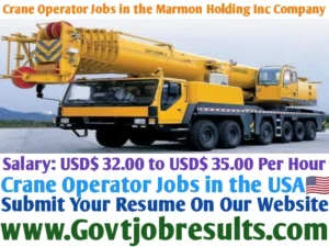 Crane Operator Jobs in the Marmon Holding Inc Company