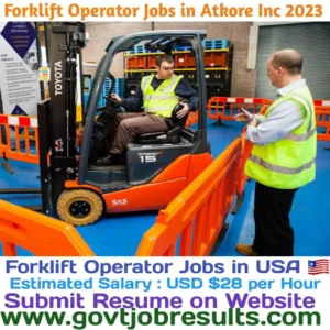 Forklift Operator Jobs in Atkore Inc 2023