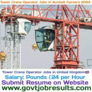 Tower Crane Jobs in Sunbelt Rental Careers 2023