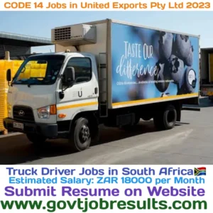 CODE 14 Jobs in United Exports Pty Ltd 2023