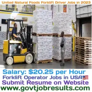 United Natural Foods Forklift Driver Jobs in 2023
