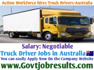 Action Workforce hires Truck Drivers-Australia